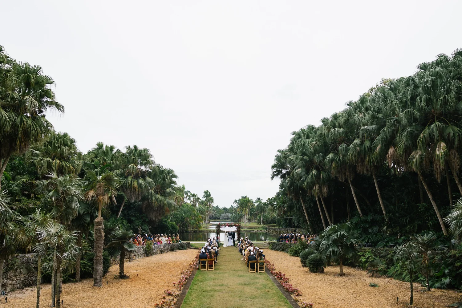 A garden event setting from the event planner’s portfolio.